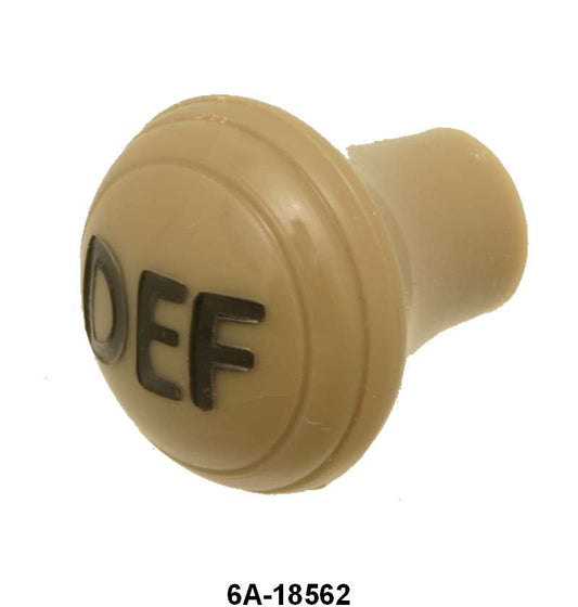 HOT WATER HEATER DEFROSTER KNOB - 47-48 PASSENGER  GRAY TAN