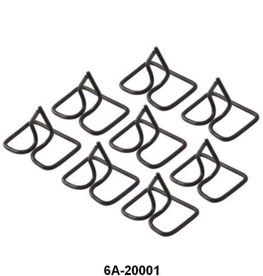 FRONT SPLASH APRON TRIM CLIPS - 46-48 PASS  8 pcs