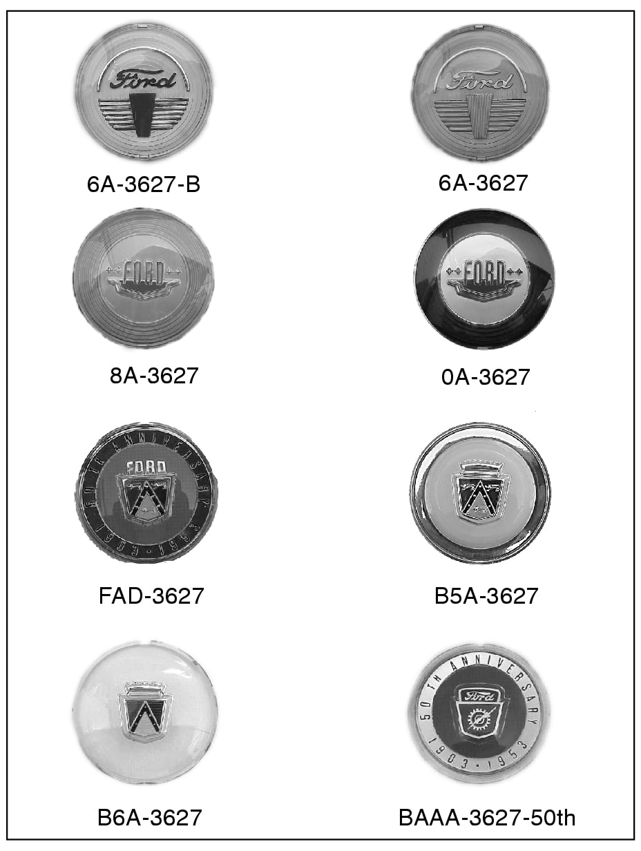 HORN RING/BUTTON EMBLEM - 46 PASS EXCEPT CONV/WGN (BLUE)