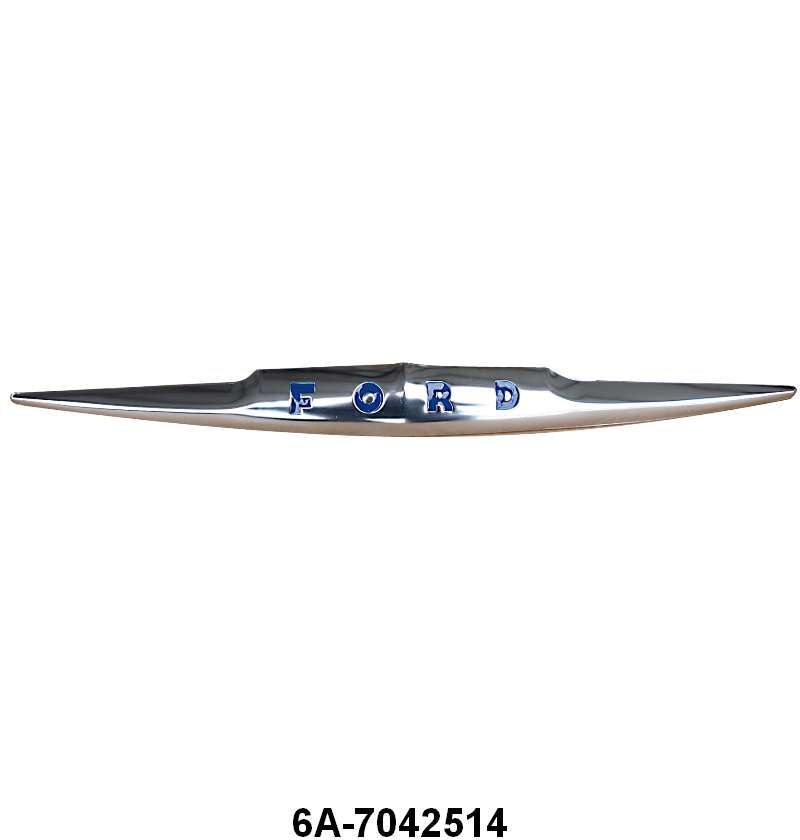 TRUNK ORNAMENT - 47-48 PASS WITH BLUE LETTERING