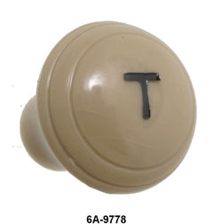 THROTTLE CABLE/ROD KNOB - 47-48 PASS GRAY TAN