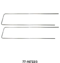 HOOD SIDE TRIM - 37 PICKUP W/CLIPS