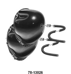 HEADLIGHT BUCKETS - 37-38 ALL PASS, 39 STD PASS