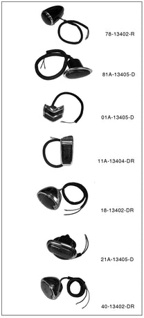 TAIL LIGHT ASSEMBLY - 37 PASS EXCEPT WAGON RH