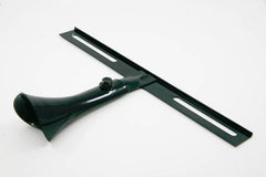 REAR LICENSE PLATE BRACKET - 37 PASS EXCEPT WAGON BLACK