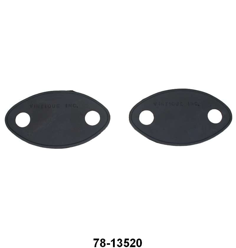 TAIL LIGHT TO FENDER PADS (RUBBER) - 37 PASS EXCEPT WAGON