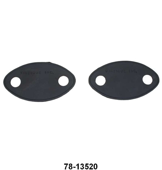 TAIL LIGHT TO FENDER PADS (RUBBER) - 37 PASS EXCEPT WAGON