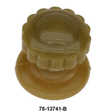 DASH LIGHT SWITCH KNOB - 37 DLX PASS  YELLOW BROWN