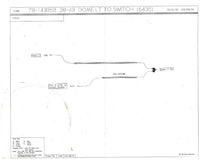 DOME LIGHT SWITCH TO DOME LIGHT WIRE - 37-40 COUPE/SEDAN