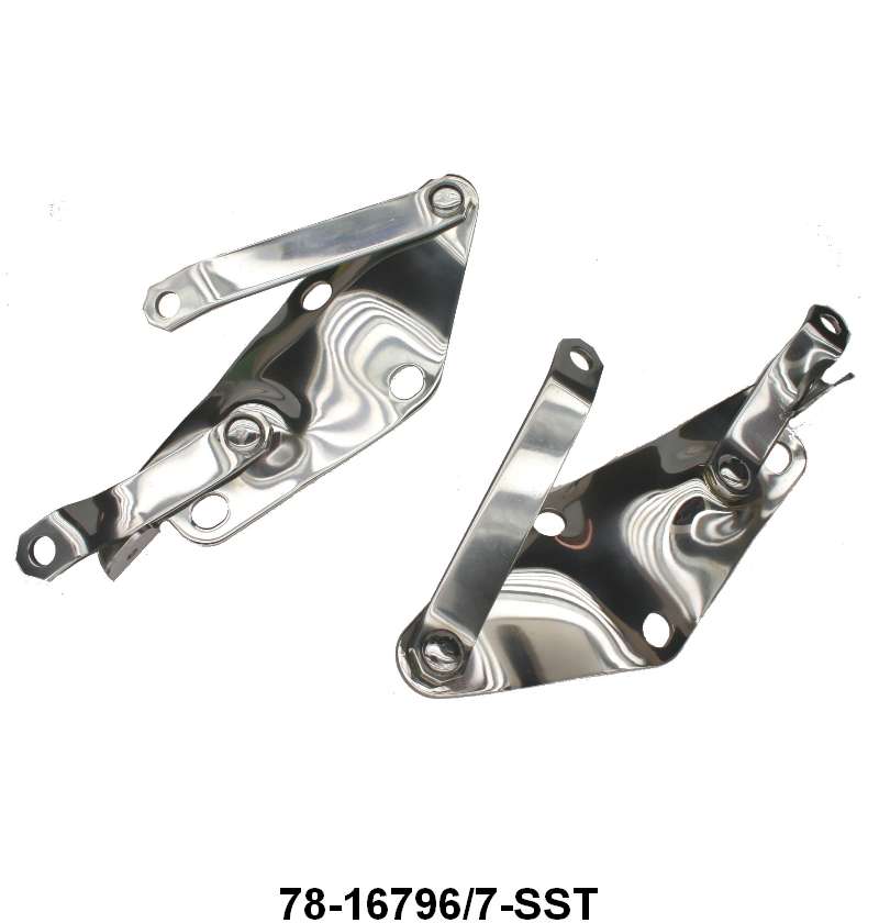 HOOD HINGE BRACKETS - 37 PASS, STAINLESS