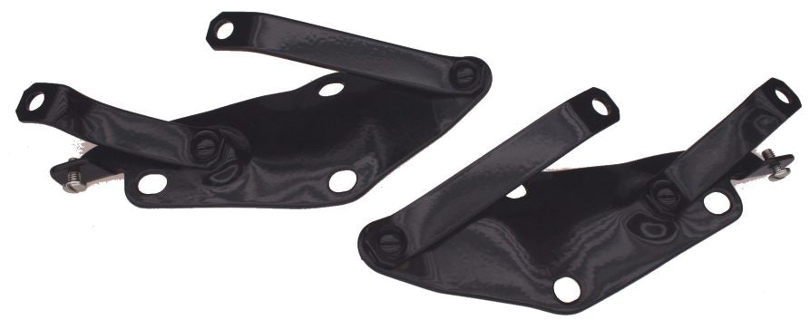 HOOD HINGE BRACKETS - 37 PASS, BLACK