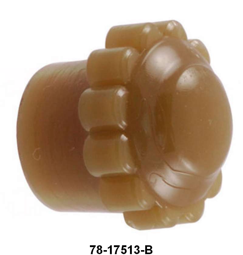 WIPER SWITCH KNOB - 37 DLX CONV & WAGON YELLOW BROWN