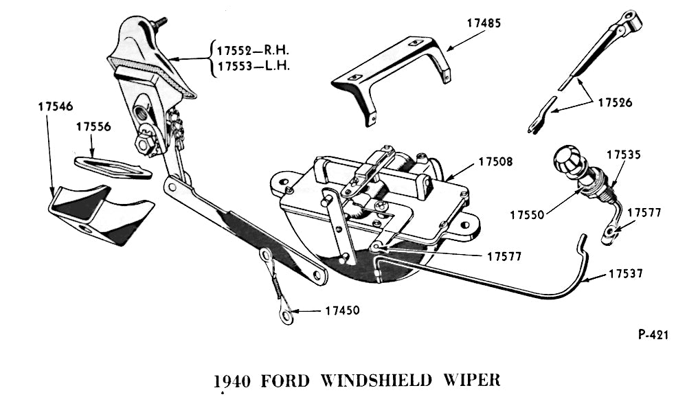 WIPER TOWER PADS - 37-40 CONVERTIBLE, WAGON