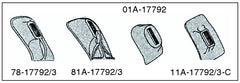 REAR BUMPER ARM GROMMETS - 37 ALL PASSENGER, 38-40 COUPE/CONVERTIBLE