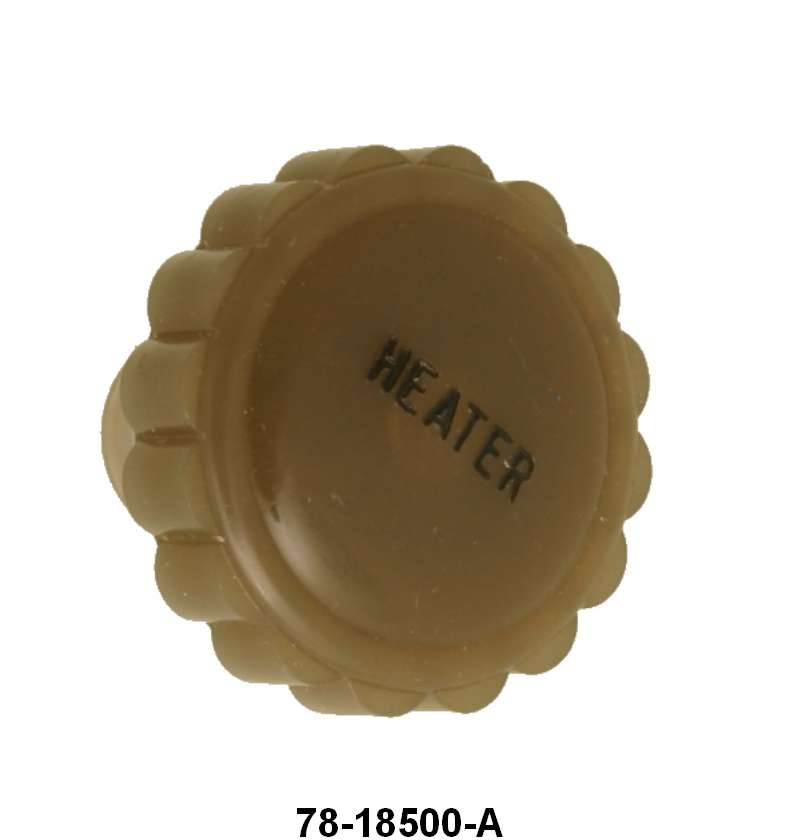 HEATER SWITCH KNOB - 37 STD PASS LIGHT BROWN