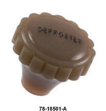 HOT WATER HEATER DEFROSTER KNOB - 37 STD PASS LIGHT BROWN