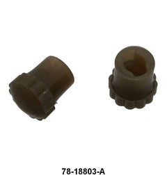 RADIO KNOBS - 37 STD PASS LIGHT BROWN