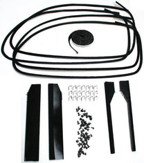 STAINLESS WINDOW CHANNEL KIT - 37-38 CLUB COUPE, 37-39 2DR SEDAN