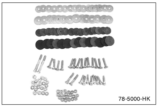 BODY TO FRAME BOLT KIT - 37-40 COUPE, SEDAN