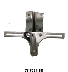 FRONT LICENSE PLATE BRACKET - 37-38 PASS, 39 STD PASS, 37-39 PU STAINLESS