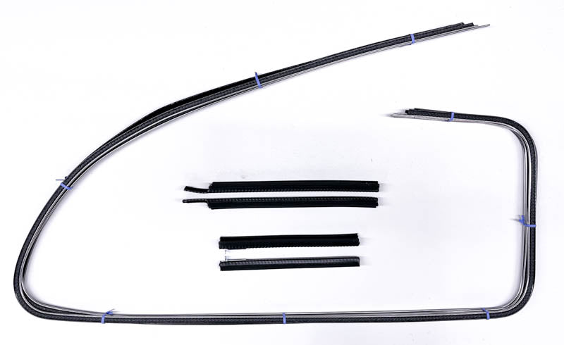 STAINLESS QUARTER WINDOW FELT KIT - 37 STD/DLX & 38 STD 2DR SDN