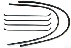 STAINLESS REAR DOOR WINDOW CHANNEL KIT - 37-38 4 DOOR SEDAN