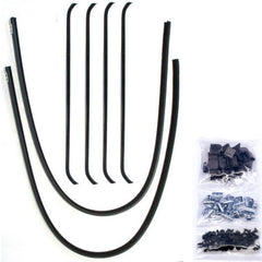 REAR DOOR WINDOW CHANNEL KIT - 37-38 4 DOOR SEDAN