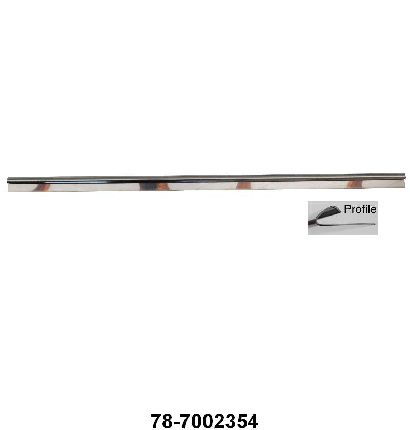 STAINLESS KICK PANEL RETAINER - 37-48 PASS, 37-47 PICKUP 2 REQUIRED