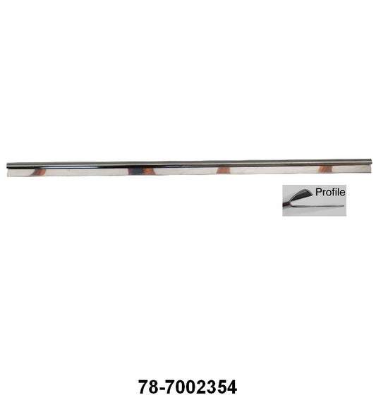 STAINLESS KICK PANEL RETAINER - 37-48 PASS, 37-47 PICKUP 2 REQUIRED