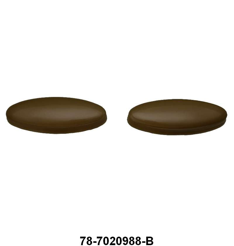 GARNISH MOLDING PLASTIC INSERT - 37 PASS DLX YELLOW BROWN