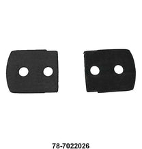 DOOR STRIKER RUBBER SHIMS - 37-39 COUPE, SEDAN