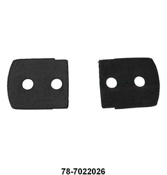 DOOR STRIKER RUBBER SHIMS - 37-39 COUPE, SEDAN
