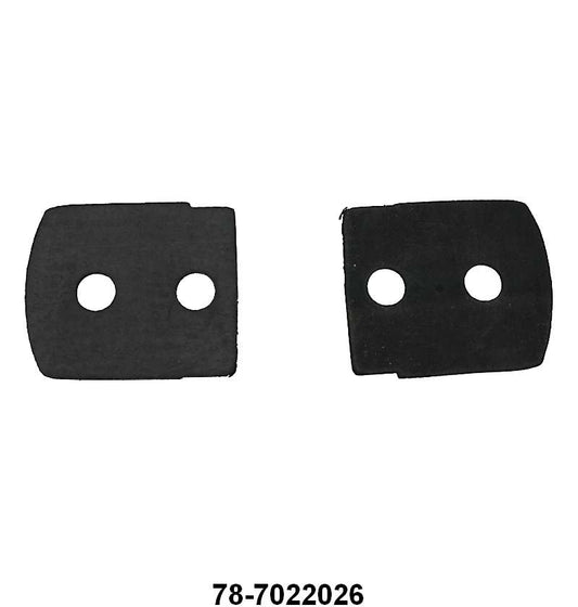 DOOR STRIKER RUBBER SHIMS - 37-39 COUPE, SEDAN