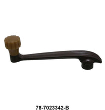 WINDOW CRANK - 37 PASS BROWN WITH YELLOW BROWN KNOB