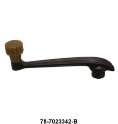 WINDOW CRANK - 37 PASS BROWN WITH YELLOW BROWN KNOB