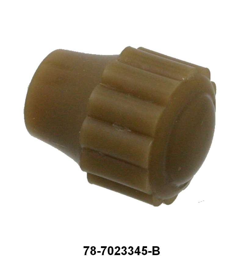 WINDOW CRANK KNOB - 37 DLX PASS YELLOW BROWN