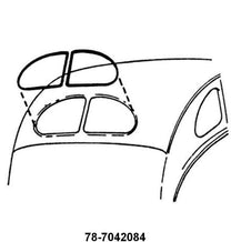 REAR/BACK WINDOW SEALS - 37 ALL PASS 38-40 COUPE 39-40 MERC CPE