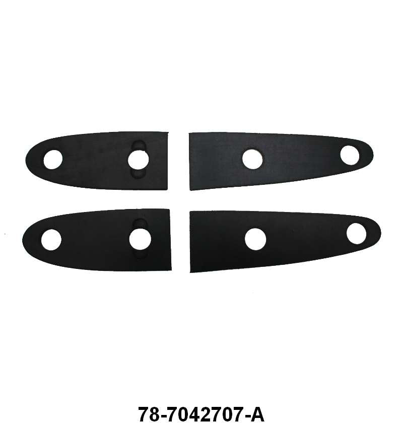 TRUNK HINGE PADS - 37 HUMPBACK SEDAN