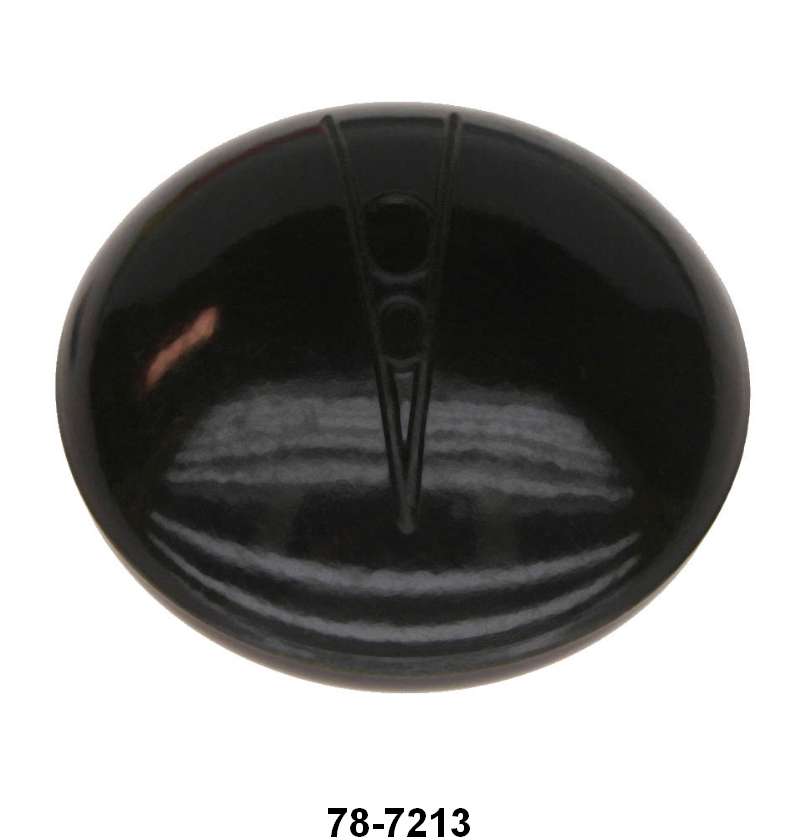 GEAR SHIFT KNOB - 37-38 PASS BROWN WITH V-8 LOGO ON TOP