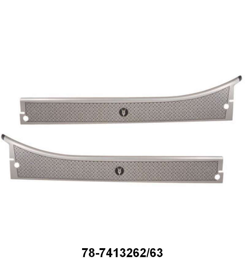 SCUFF PLATES - 37 CONV SEDAN/PHAETON REAR DOOR