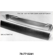 DOOR BOTTOM PATCH PANEL - 37-40 COUPE/4DR SEDAN LEFT HAND