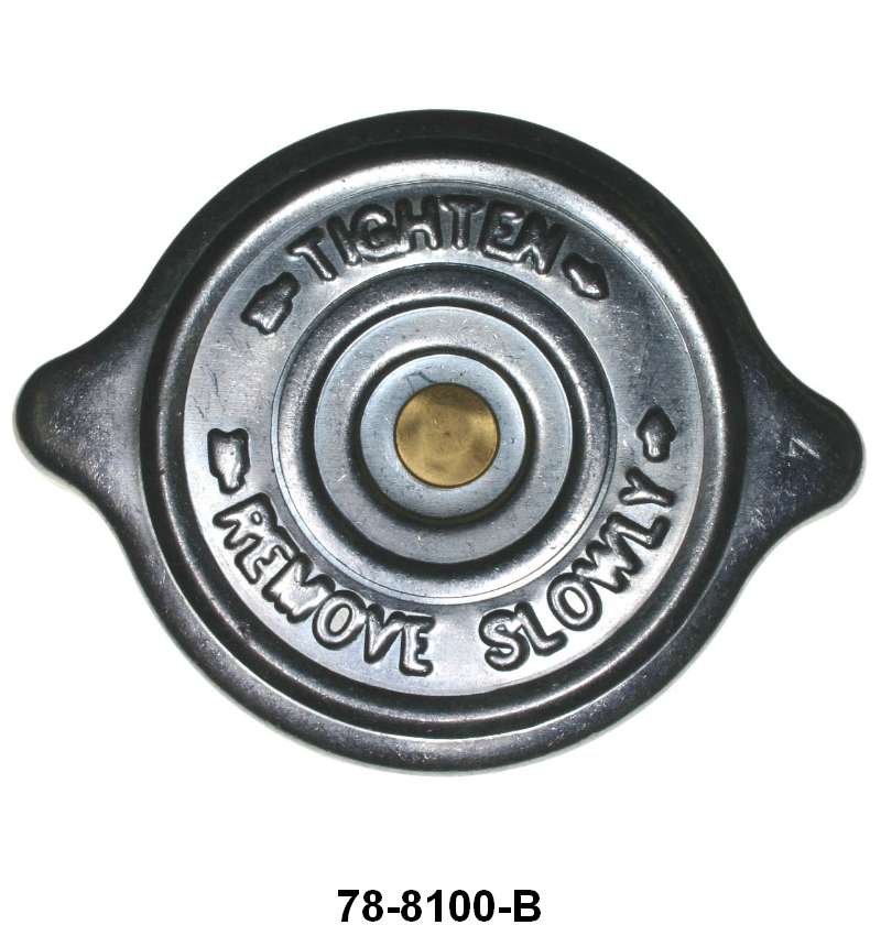 RADIATOR CAP - 37-48 PASS, 39-48 MERC, 37-50 PU 4 LBS ORGINAL STYLE
