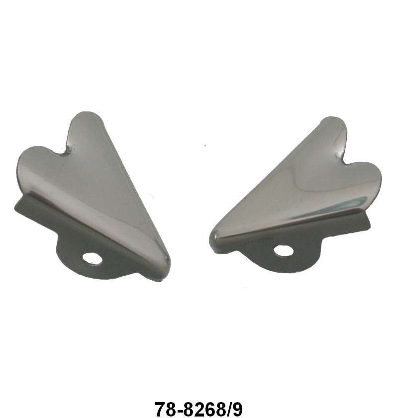 GRILLE CORNER TRIM - 37 PASSENGER STAINLESS