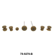 DASH KNOB KIT - 37 DLX PASS YELLOW BROWN