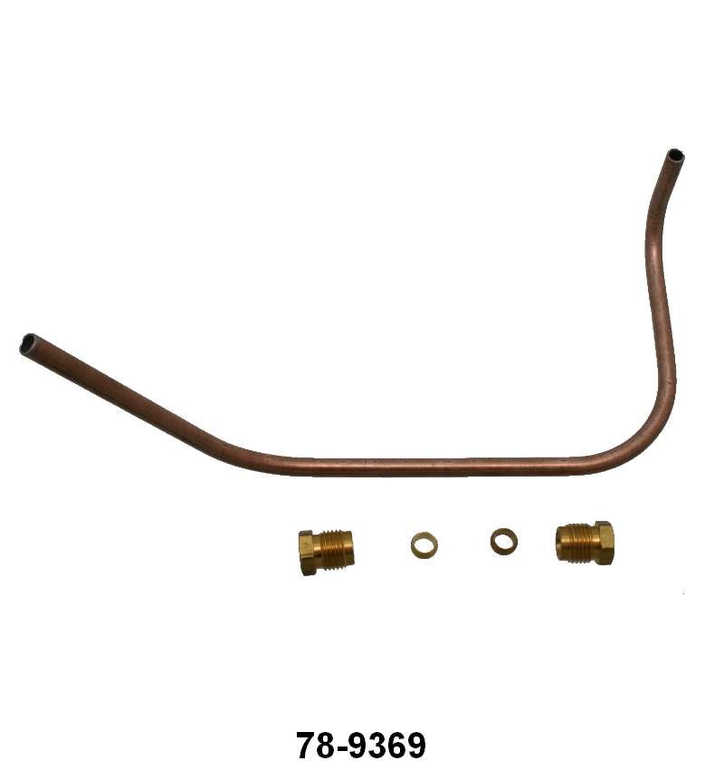 PRE-BENT FUEL PUMP TO CARBURETOR LINE  - 37-38 PASS/PU WITH 97 CARB