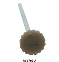 CHOKE CABLE/ROD KNOB - 37 STD PASS LIGHT BROWN