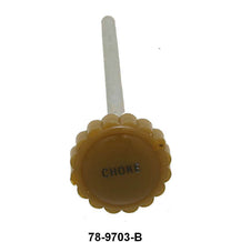 CHOKE CABLE/ROD KNOB - 37 DLX PASS YELLOW BROWN