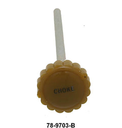 CHOKE CABLE/ROD KNOB - 37 DLX PASS YELLOW BROWN