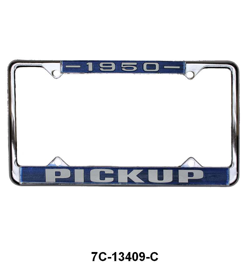LICENSE PLATE FRAME 'PICKUP' - 50 PICKUP