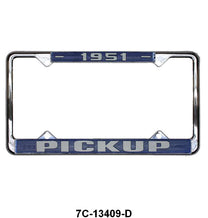 LICENSE PLATE FRAME 'PICKUP' - 51 PICKUP